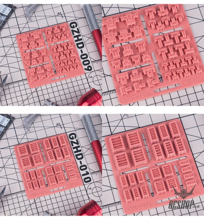 HobbyMio GZ Studio HD Series High-Definition Detail-Up 3D Print Model Kits Parts - Model Kits Accessories
