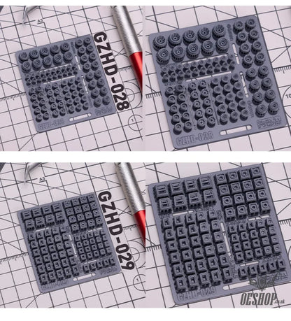 HobbyMio GZ Studio HD Series High-Definition Detail-Up 3D Print Model Kits Parts - Model Kits Accessories