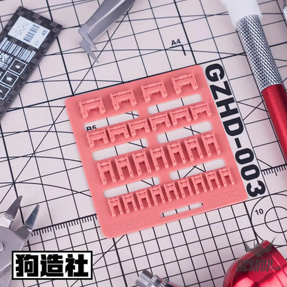 HobbyMio GZ Studio HD Series High-Definition Detail-Up 3D Print Model Kits Parts - HD03 - Model Kits Accessories