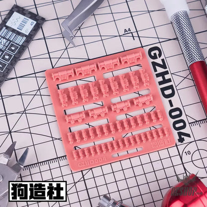 HobbyMio GZ Studio HD Series High-Definition Detail-Up 3D Print Model Kits Parts - HD04 - Model Kits Accessories