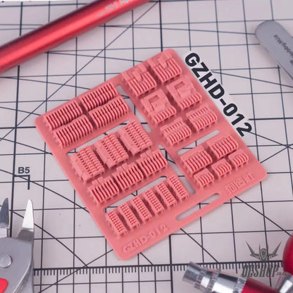 HobbyMio GZ Studio HD Series High-Definition Detail-Up 3D Print Model Kits Parts - HD12 - Model Kits Accessories