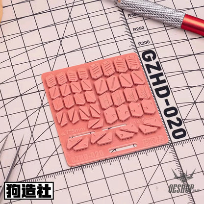 HobbyMio GZ Studio HD Series High-Definition Detail-Up 3D Print Model Kits Parts - HD20 - Model Kits Accessories