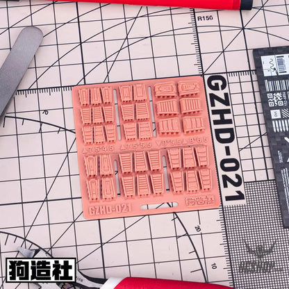 HobbyMio GZ Studio HD Series High-Definition Detail-Up 3D Print Model Kits Parts - HD21 - Model Kits Accessories