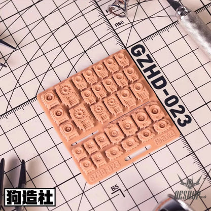HobbyMio GZ Studio HD Series High-Definition Detail-Up 3D Print Model Kits Parts - HD23 - Model Kits Accessories