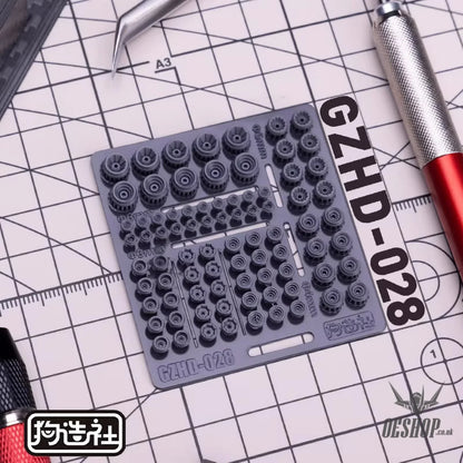 HobbyMio GZ Studio HD Series High-Definition Detail-Up 3D Print Model Kits Parts - HD28 - Model Kits Accessories