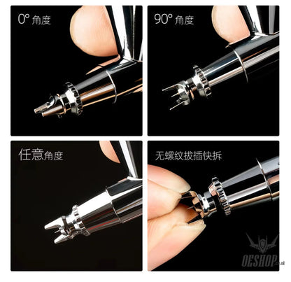 HobbyMio HM-130HP High Performance Airbrush with 0.3MM Quick Disassembly Nozzle - Airbrushes