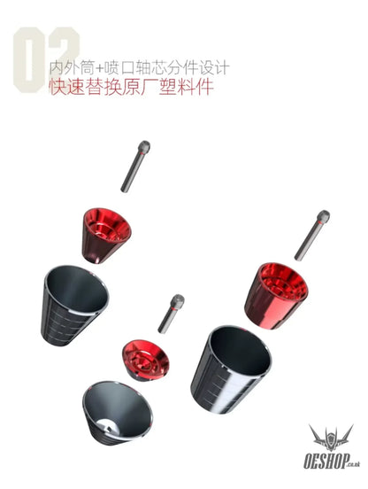 HobbyMio Metal Upgrade Thruster Nozzle Series For Custom Builds