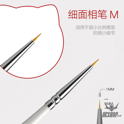 Hobbymio Pastel Paint Brush For Scale Model Modeler Craft Tools Weathering Hobby Accessory Coloring