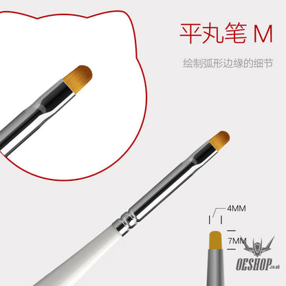 Hobbymio Pastel Paint Brush For Scale Model Modeler Craft Tools Weathering Hobby Accessory Coloring