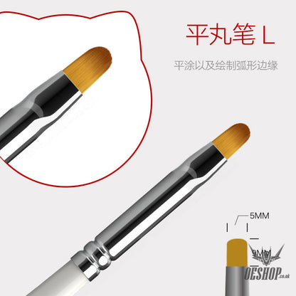 Hobbymio Pastel Paint Brush For Scale Model Modeler Craft Tools Weathering Hobby Accessory Coloring