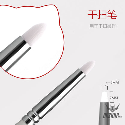 Hobbymio Pastel Paint Brush For Scale Model Modeler Craft Tools Weathering Hobby Accessory Coloring