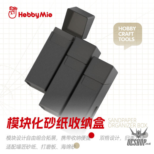 HobbyMio Sandpaper Organizer Box*3