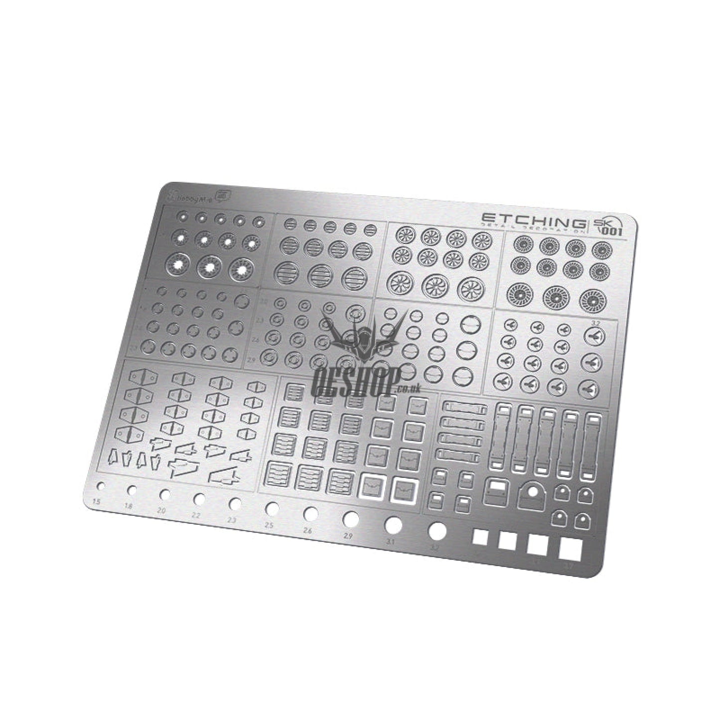 Hobbymio Sk001-Sk003 At001-At003 Etching Parts Detail Decoration Masking