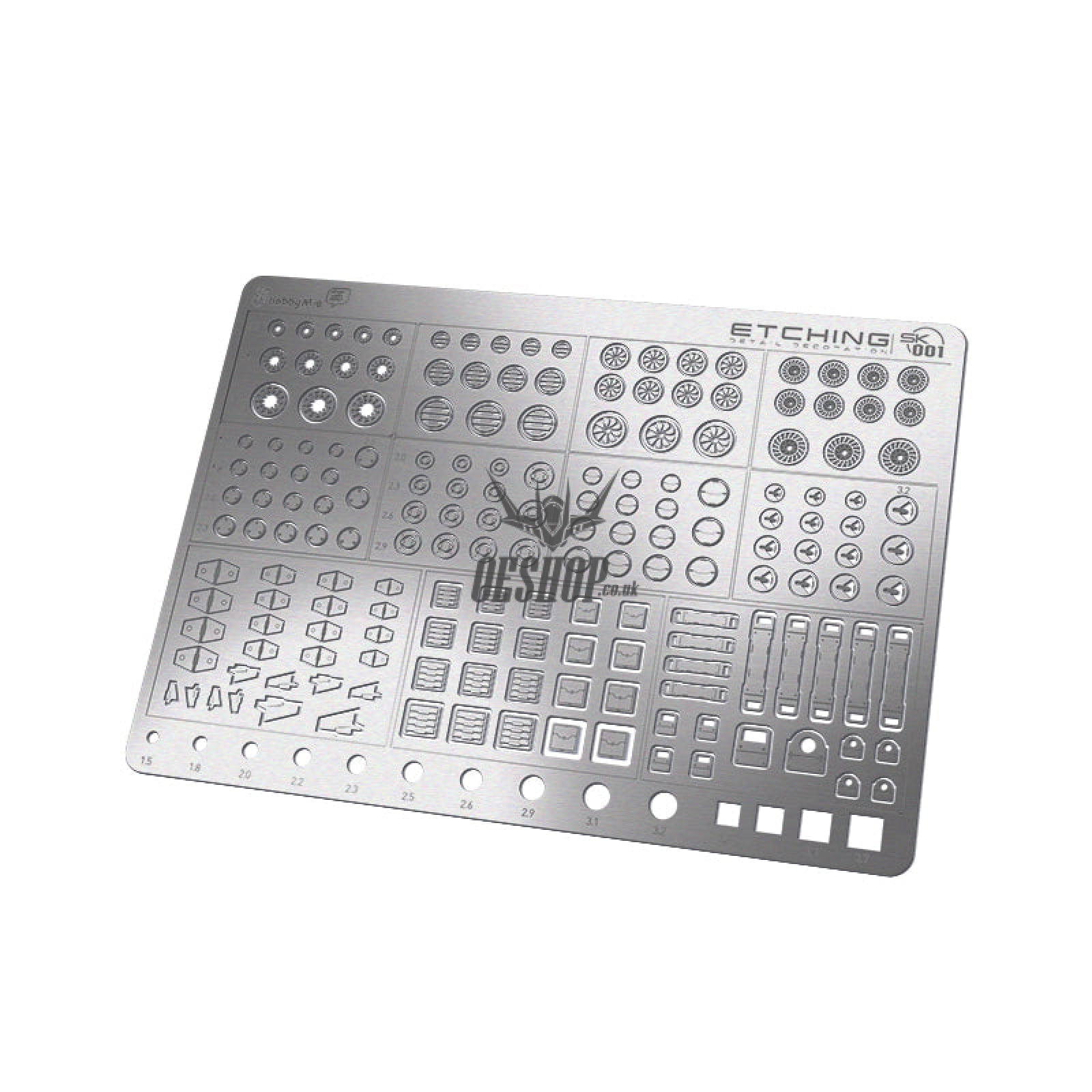 Hobbymio Sk001-Sk003 At001-At003 Etching Parts Detail Decoration Masking