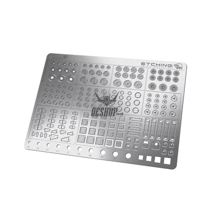 Hobbymio Sk001-Sk003 At001-At003 Etching Parts Detail Decoration Masking