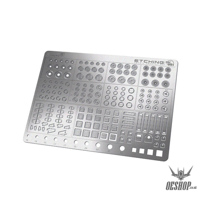 Hobbymio Sk001-Sk003 At001-At003 Etching Parts Detail Decoration Masking