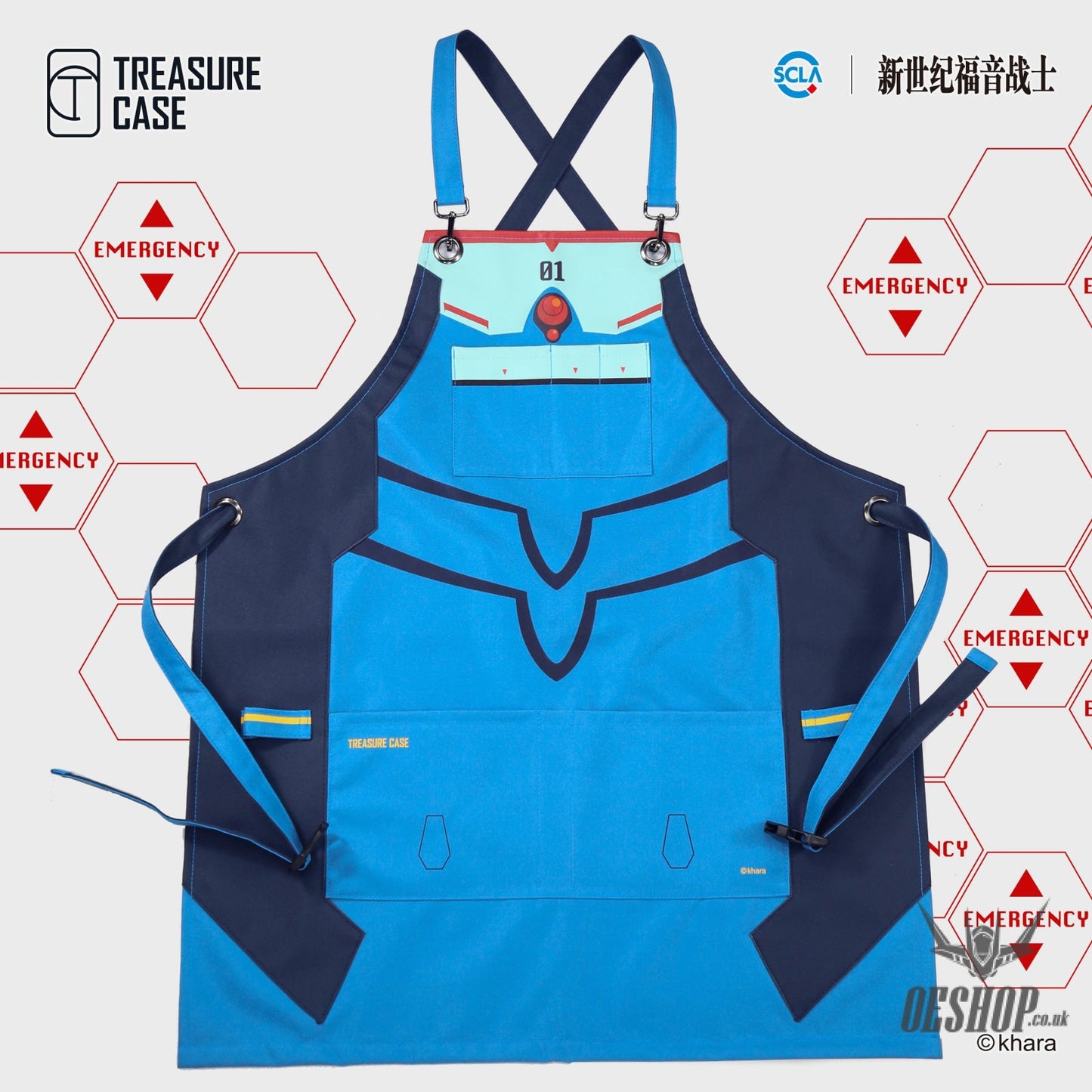 HobbyMio TREASURE CASE Co-branded Work Apron Dark blue Aprons