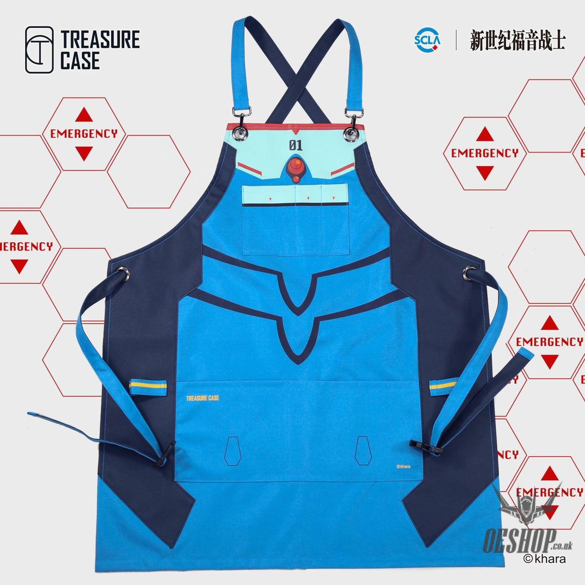 HobbyMio TREASURE CASE Co-branded Work Apron Dark blue Aprons