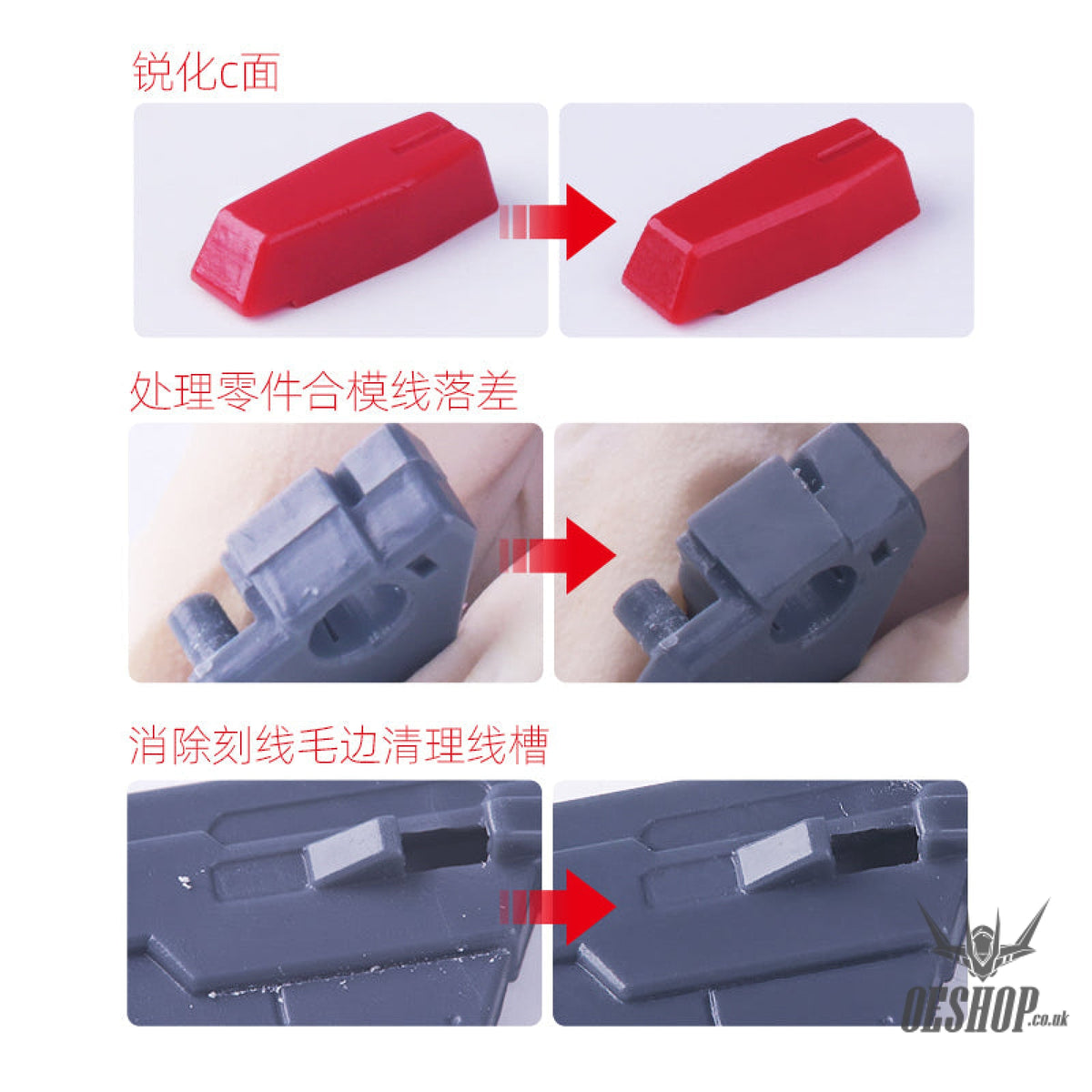 Hobbymio Trilateral Three Edged Tungsten Steel Scraper For Hmk-07/ Hmk-08 Scribing Tools