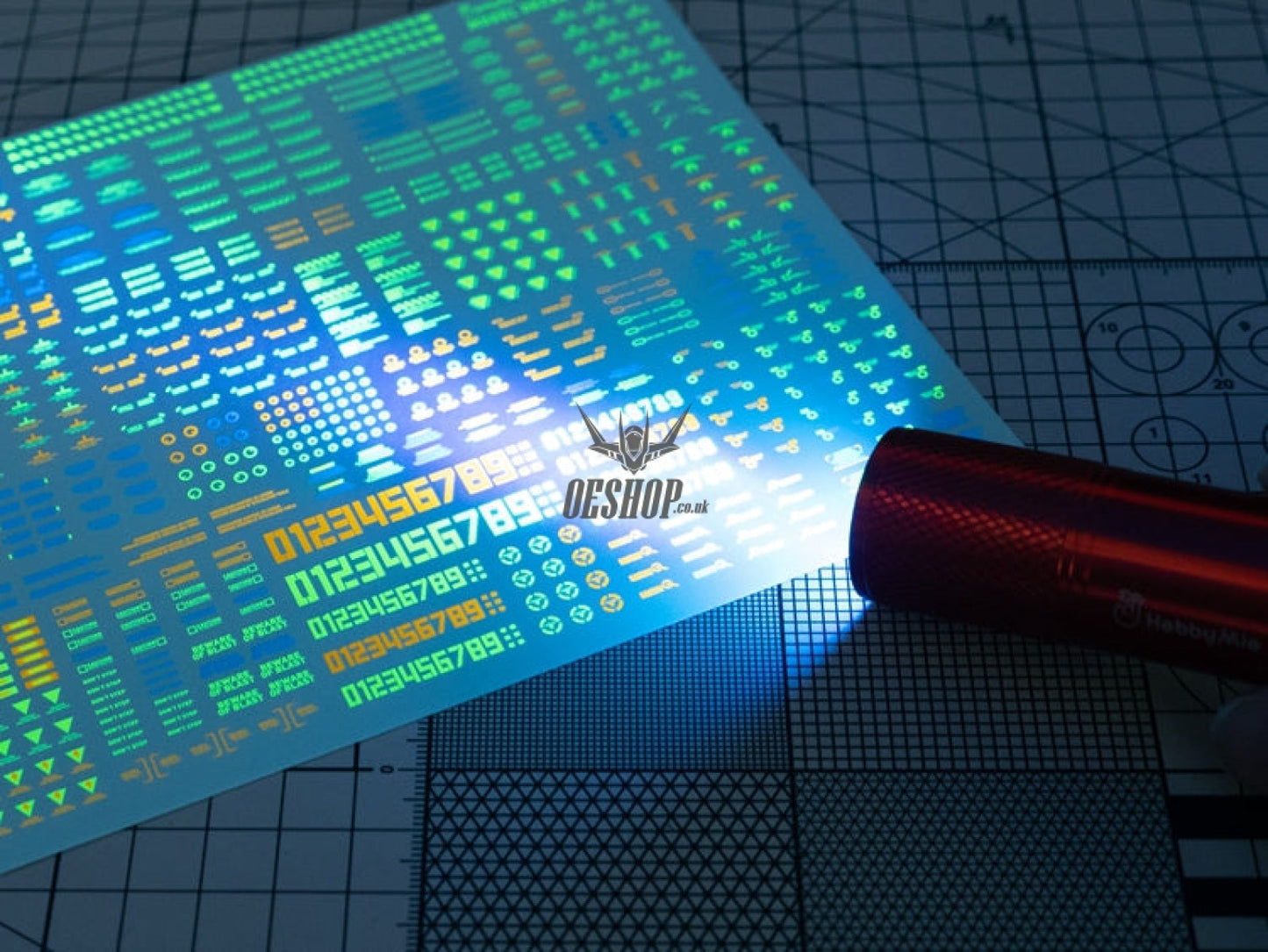 Hobbymio Uv Decals Fluorescent Ultraviolet Flashlight