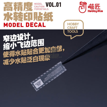 Hobbymio Vol.01 Model Decals Generic Pattern With Uv Options