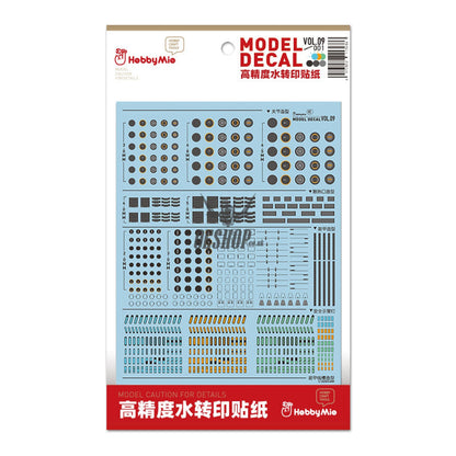 Hobbymio Vol.09 Model Decals Panel Lining Effect With Uv Options Vol.09/001 (Uv)