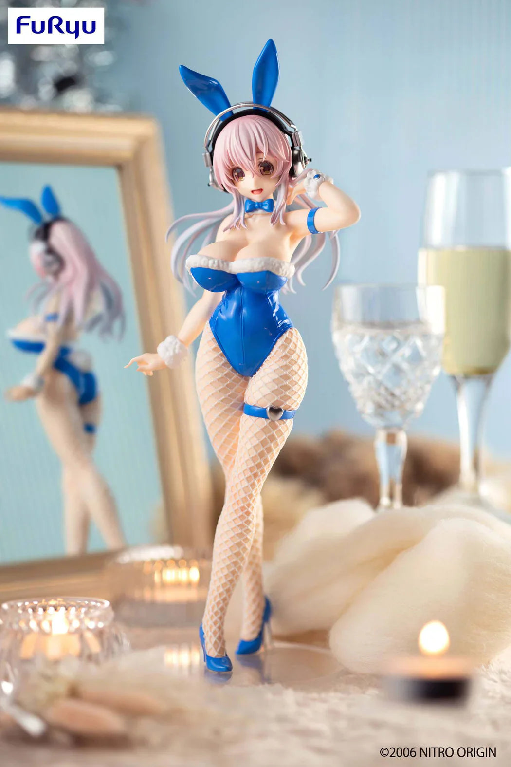 Furyu SUPER SONICO BiCute Bunnies Blue Rabbit ver.