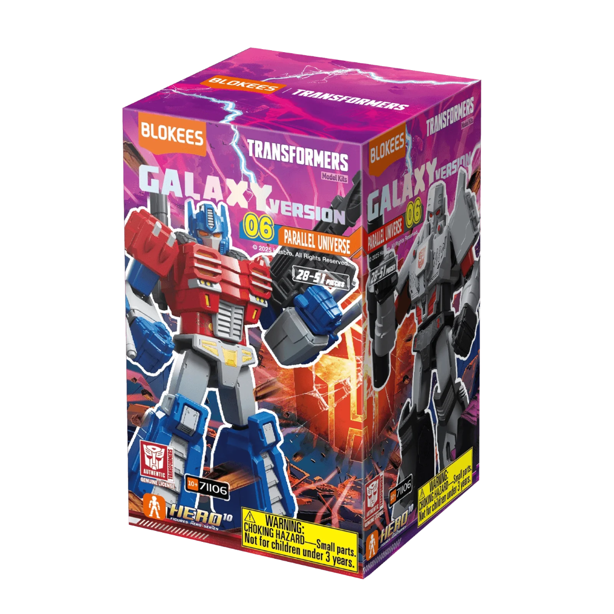 Blokees Transformers Galaxy Version 06 Parallel Universe Action Figure Model Kit Blind Box