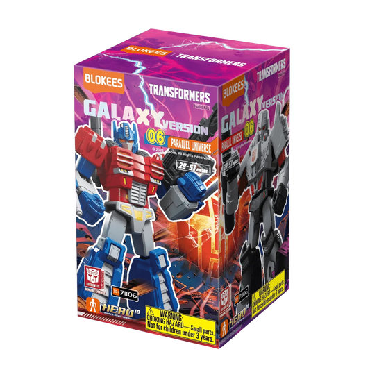 Blokees Transformers Galaxy Version 06 Parallel Universe Action Figure Model Kit Blind Box