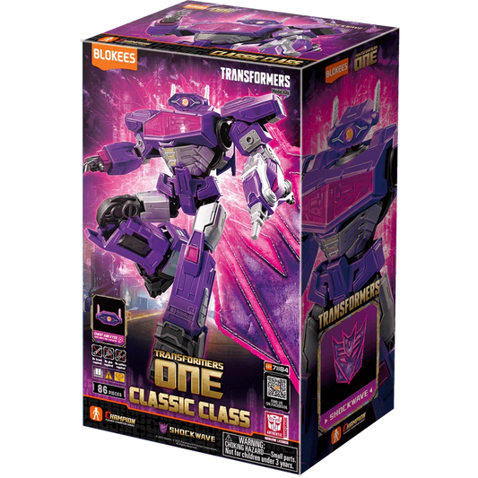 Blokees Transformers Classic Class 18 - Shockwave (MOVIE ONE) Action Figure Model Kit