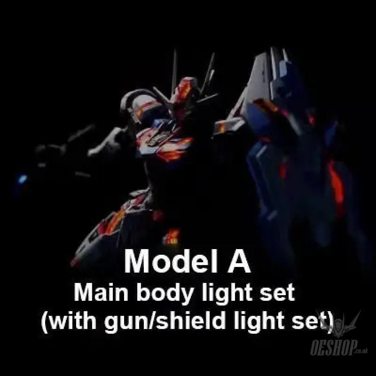 KOSMOS LED Unit For FM 1/100 Gundam Aerial Phantom Model A - Main body light set (without bracket) Model Kits