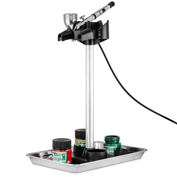 GSI Creos Mr Hobby PS-230 Mr Airbrush Stand & Tray Set II