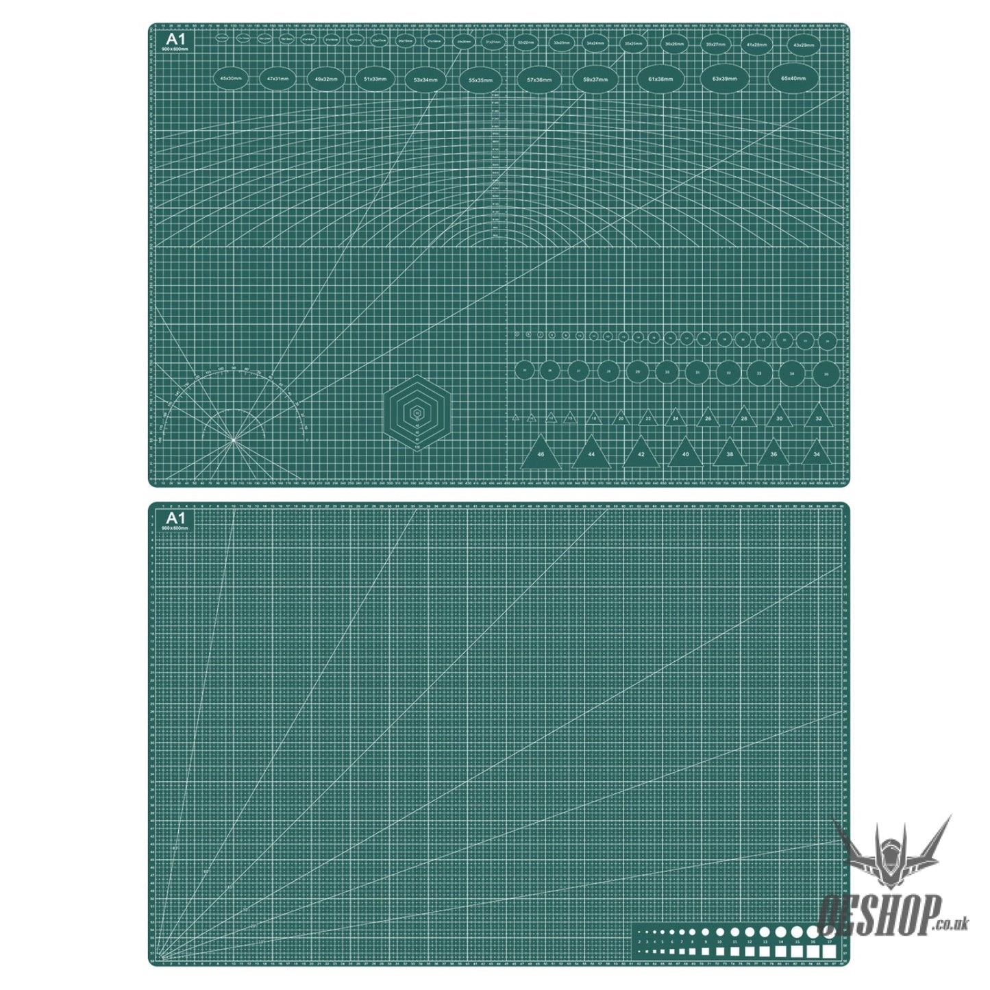 Cutting Mat A1 cutting mat (90*60cm) green & black core Cutting Mat