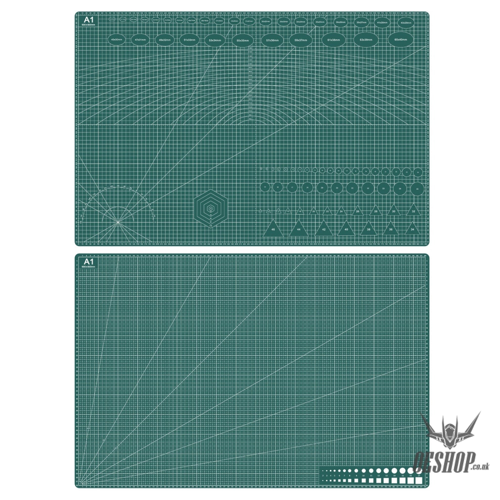 Cutting Mat A1 cutting mat (90*60cm) green & black core Cutting Mat