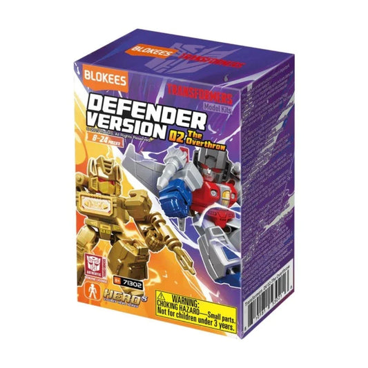 Blokees Transformers Galaxy Version Defender 02 The Overthrow Model Kit Figure Blind Box