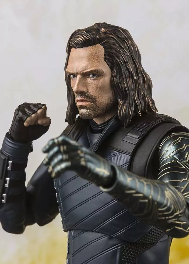 Bandai Tamashii Marvel Avengers Bucky SHF Figure & Tamashii Impact Effect