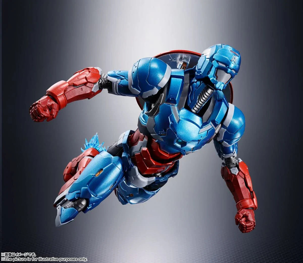 Bandai Tamashii Marvel Avengers Captain America Tech-On Avengers SHF Action Figure