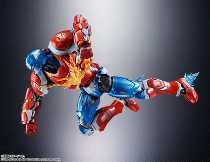 Bandai Tamashii Marvel Avengers Captain America Tech-On Avengers SHF Action Figure