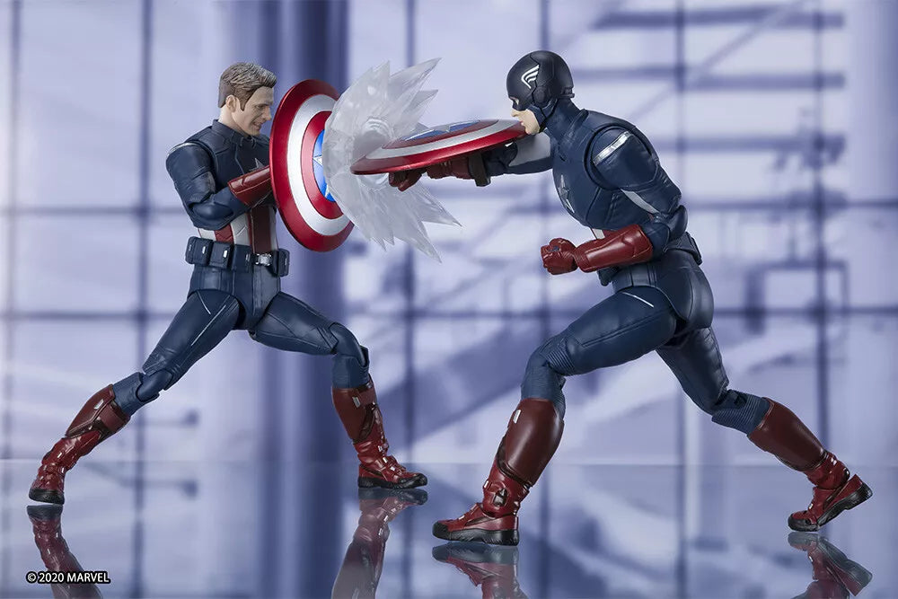 Bandai Tamashii Marvel Avengers Captain America CAP VS. CAP EDITION SHF Action Figure
