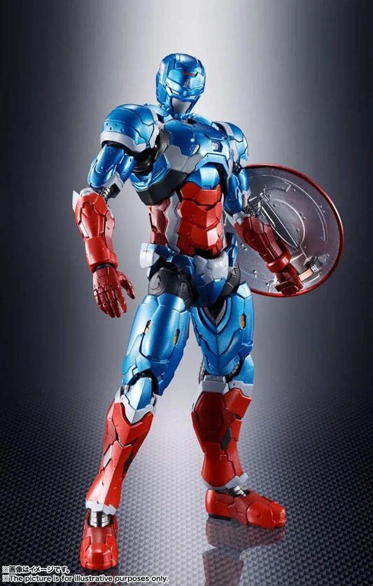 Bandai Tamashii Marvel Avengers Captain America Tech-On Avengers SHF Action Figure