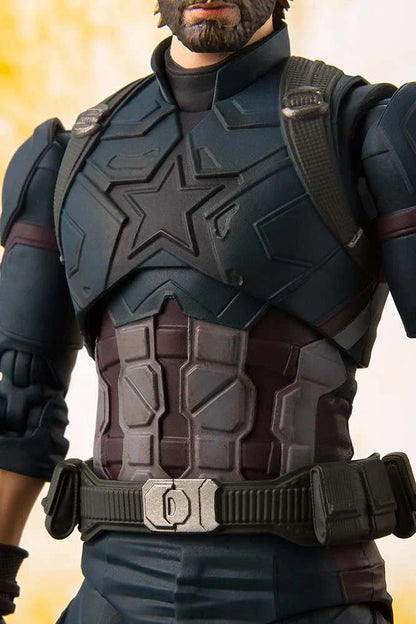 Bandai Tamashii Marvel Avengers Captain America SHF Figure & Tamashii Explosion Effect