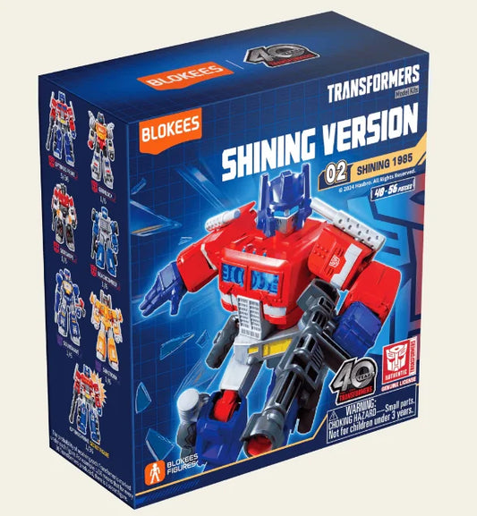 Blokees Transformers Galaxy Shining Version 02 Shining 1985 Action Figure Model Kit Blind Box
