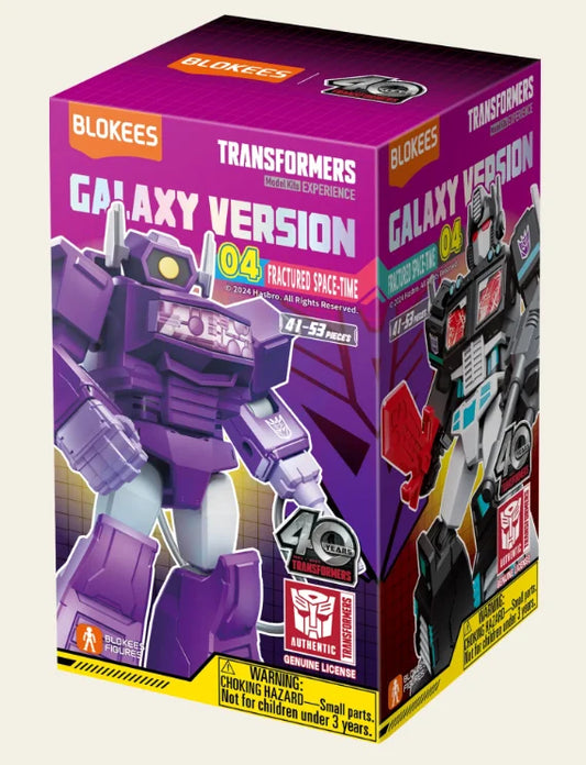 Blokees Transformers Galaxy Version 04 Fractured Space-Time Action Figure Model Kit Blind Box