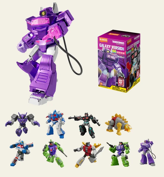 Blokees Transformers Galaxy Version 04 Fractured Space-Time Action Figure Model Kit Blind Box