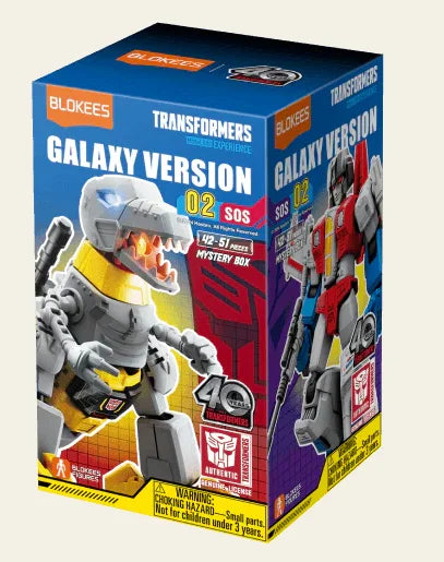 Blokees Transformers Galaxy Version 02 SOS Action Figure Model Kit Blind Box