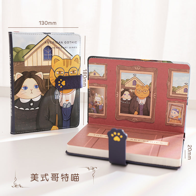 The Animals Art Series Scrapbooking Diary Notebook