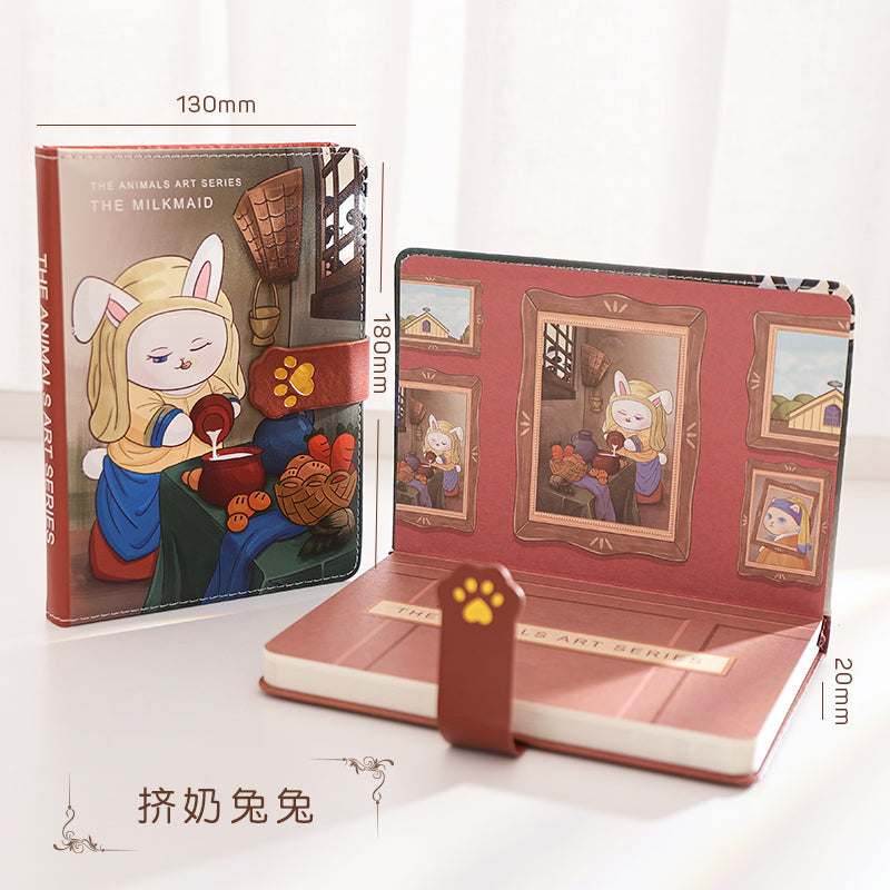 The Animals Art Series Scrapbooking Diary Notebook