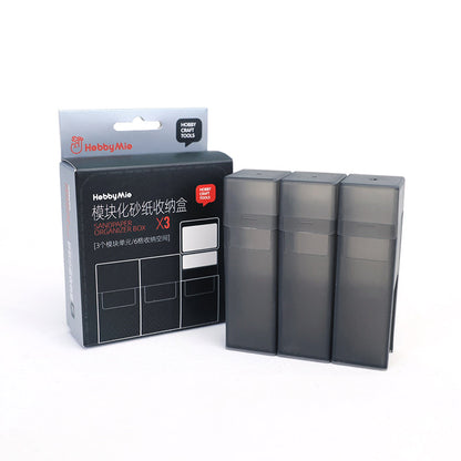 HobbyMio Sandpaper Organizer Box*3