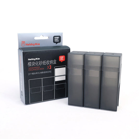 HobbyMio Sandpaper Organizer Box*3