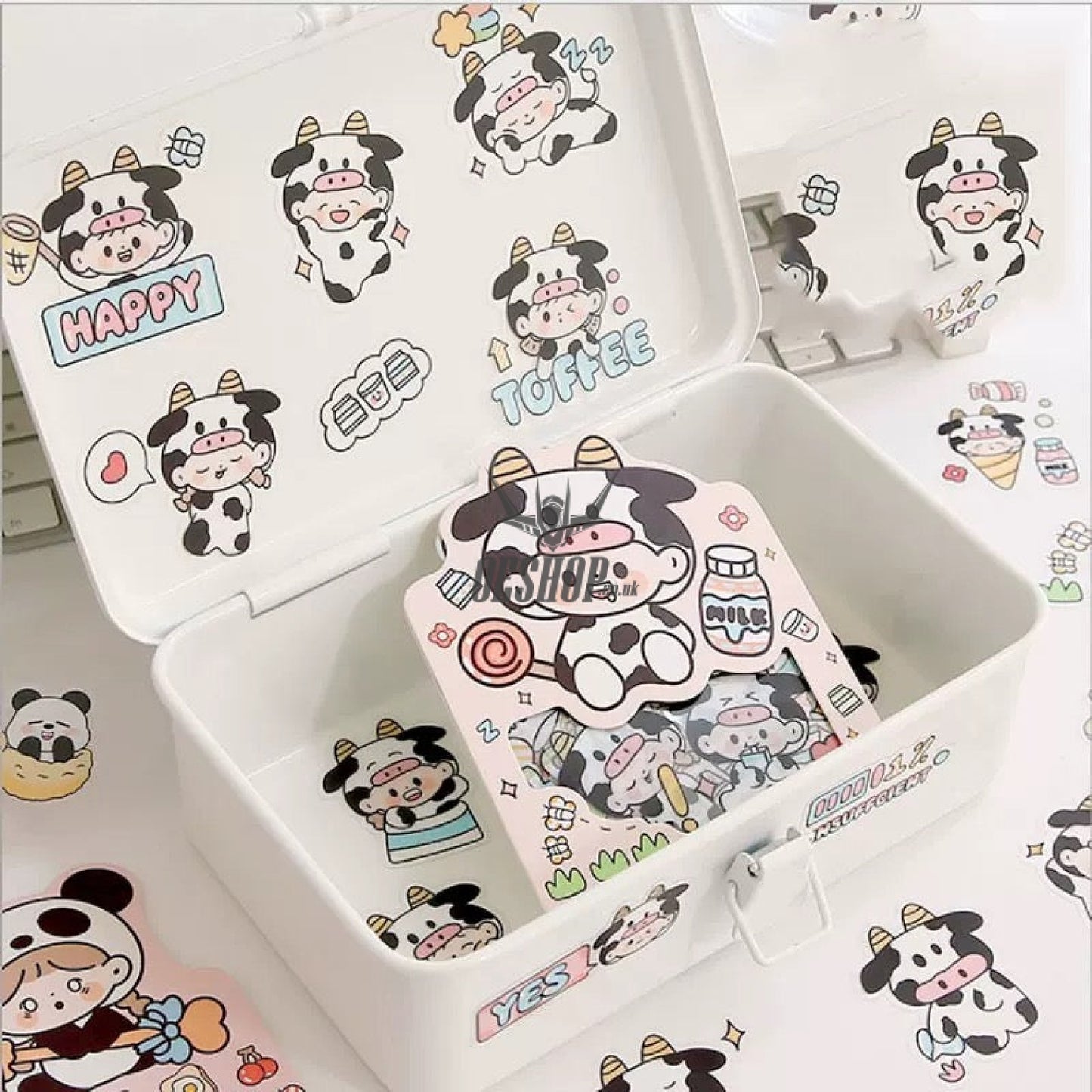 Telado Panda-farm Dairy-farm Stickers Sticker